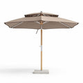 Parasolka ogrodowa z materiału wodoodpornego w przestrzeni zewnętrznej - 300 x 300 x 250cm